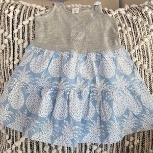 NWOT GAP kids pineapple dress 2 years 100% cotton